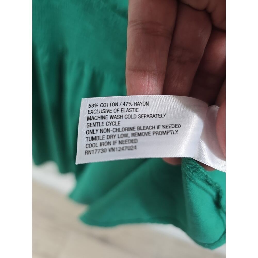 Women's Mini Sundress Sleevess Universal Thread Green Resort Vacation Size 1X - Picture 9 of 9